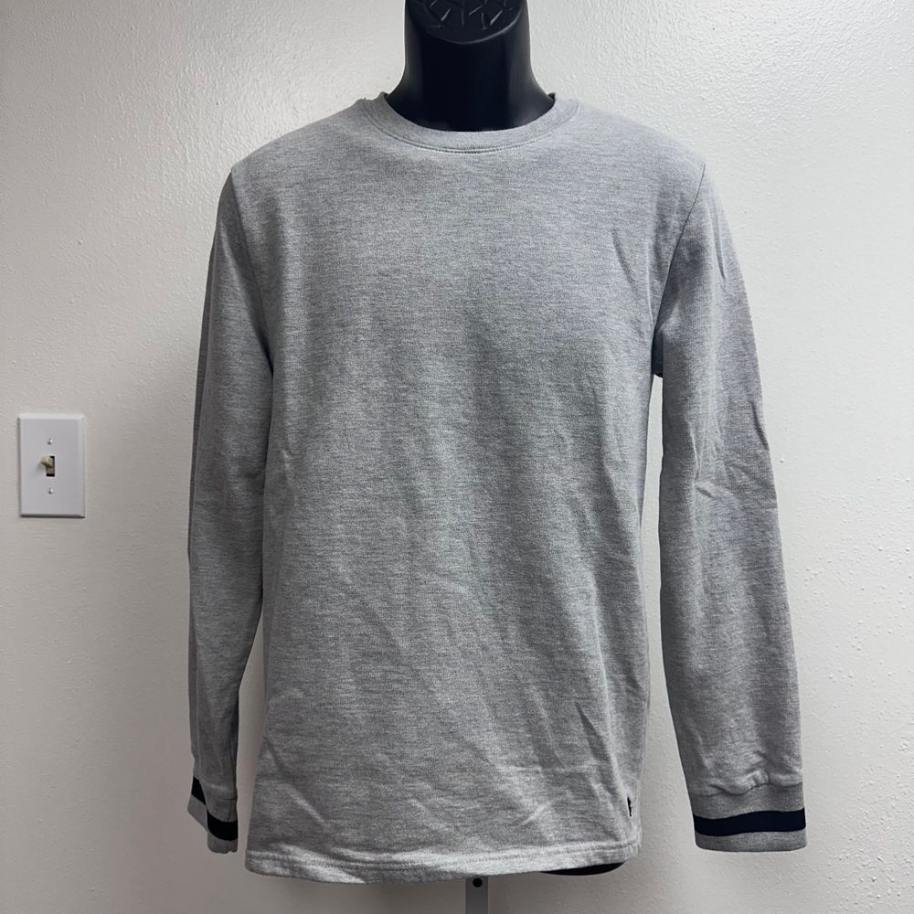 Lucky Brand Sleepwear Gray Long Sleeve Cotton Blend Loungewear Top‎ Medium